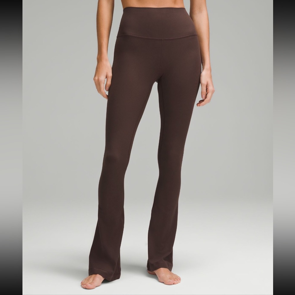 Lululemon Align High Rise Ribbed Mini Flare Pants